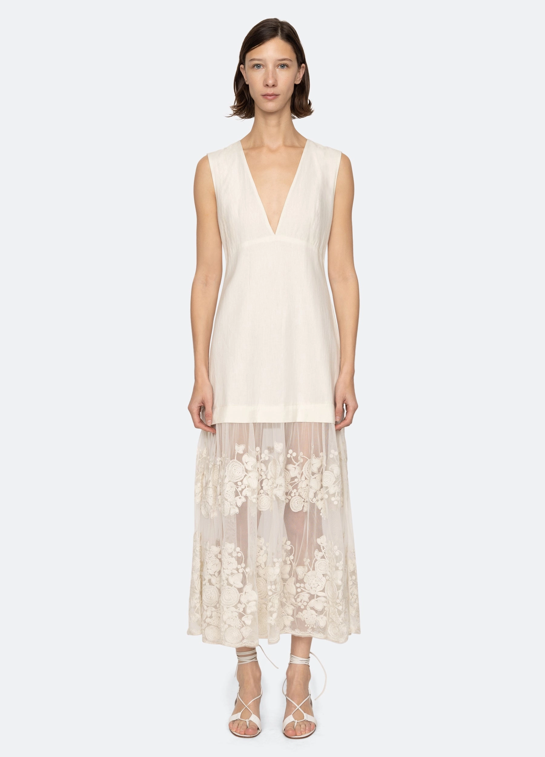 Arielle V-Neck Dress Soft Motion Tailored Mood
