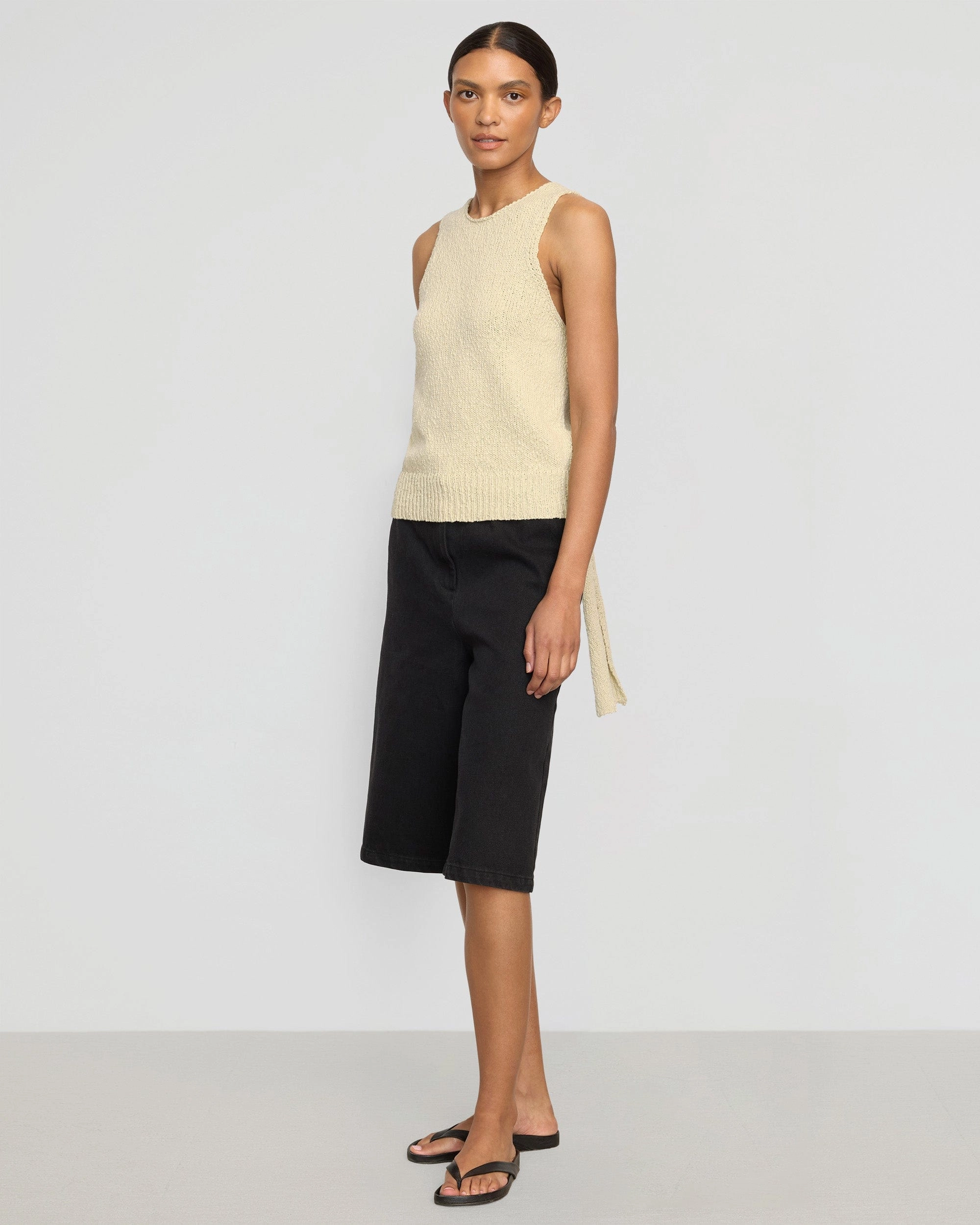 Ethically Sourced Yarn Arinna Tie-Racerback Organic Cotton Tank