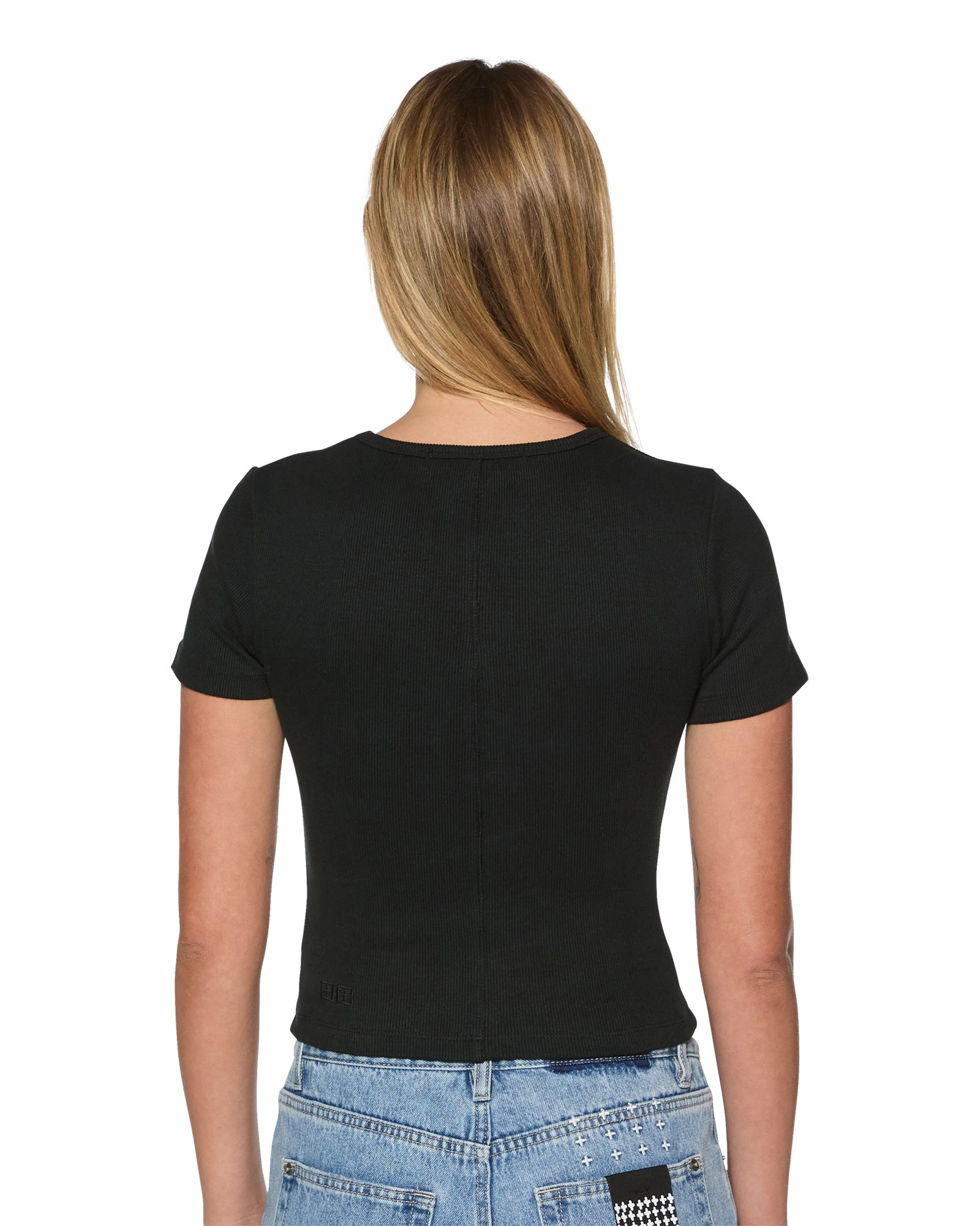 ARISE TEE BLACK Elasticized Waistband