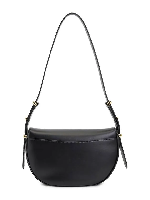 Arque Leather Shoulder Bag Black