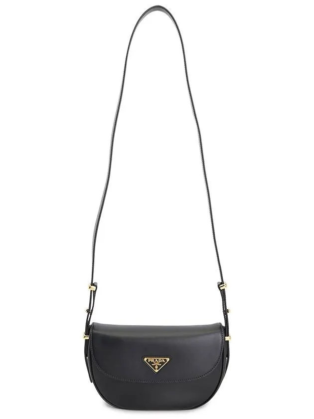 Arque Leather Shoulder Bag Black