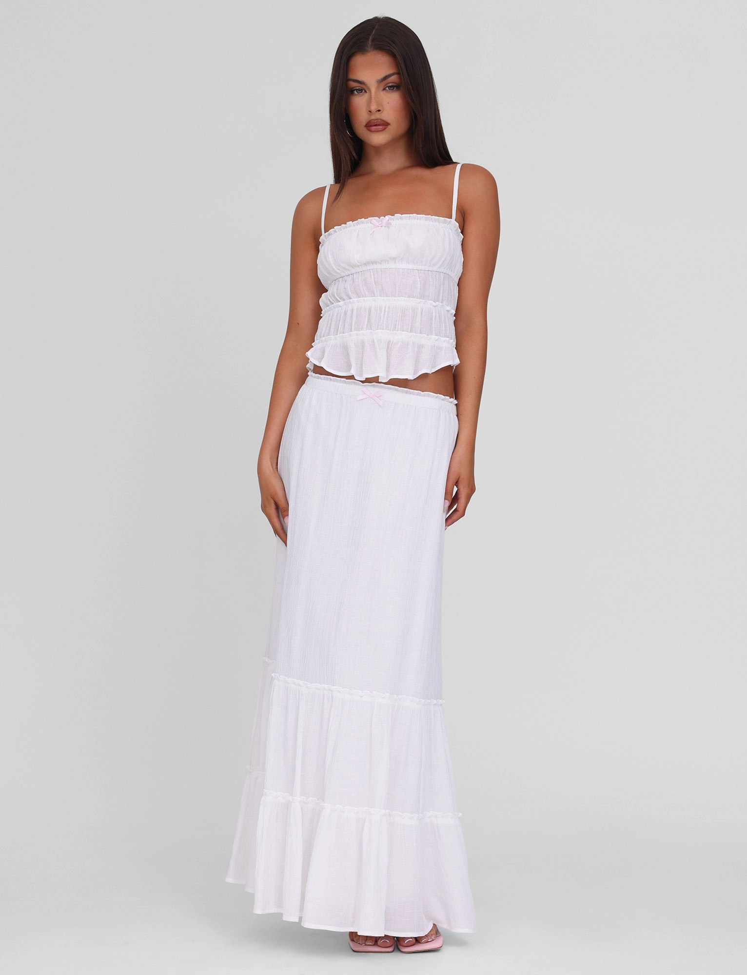ASHLYNN TOP - WHITE AntiPill Surface