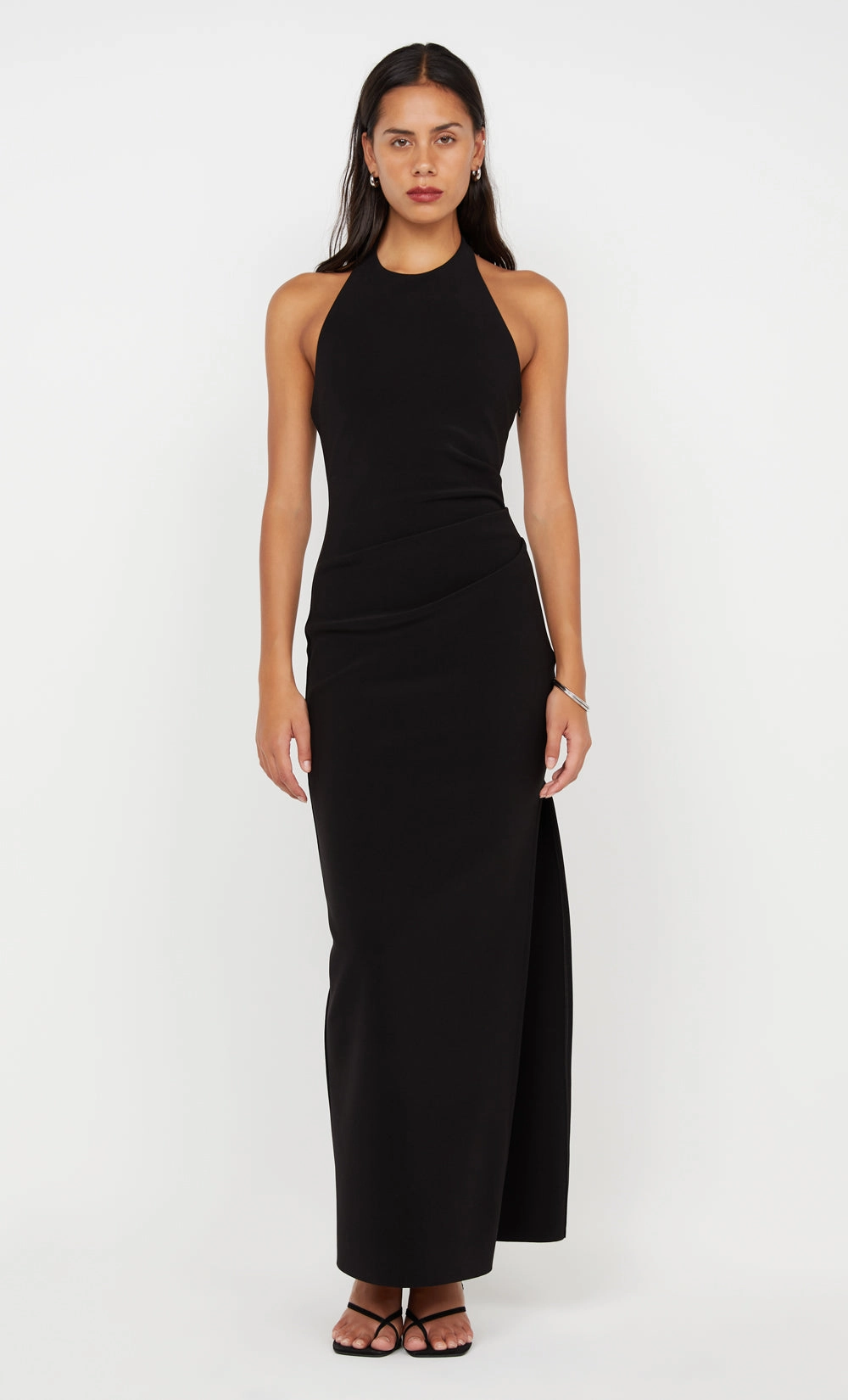 Sleek Waist ASTA MAXI DRESS - BLACK