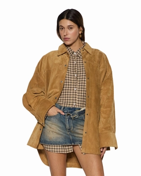 WaterResistant Yarn Dyed Stripes ASTRA RIDER LS SHIRT TAN