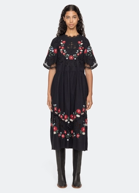 Winter Wrap Casual maxi dress Rosaline Dress