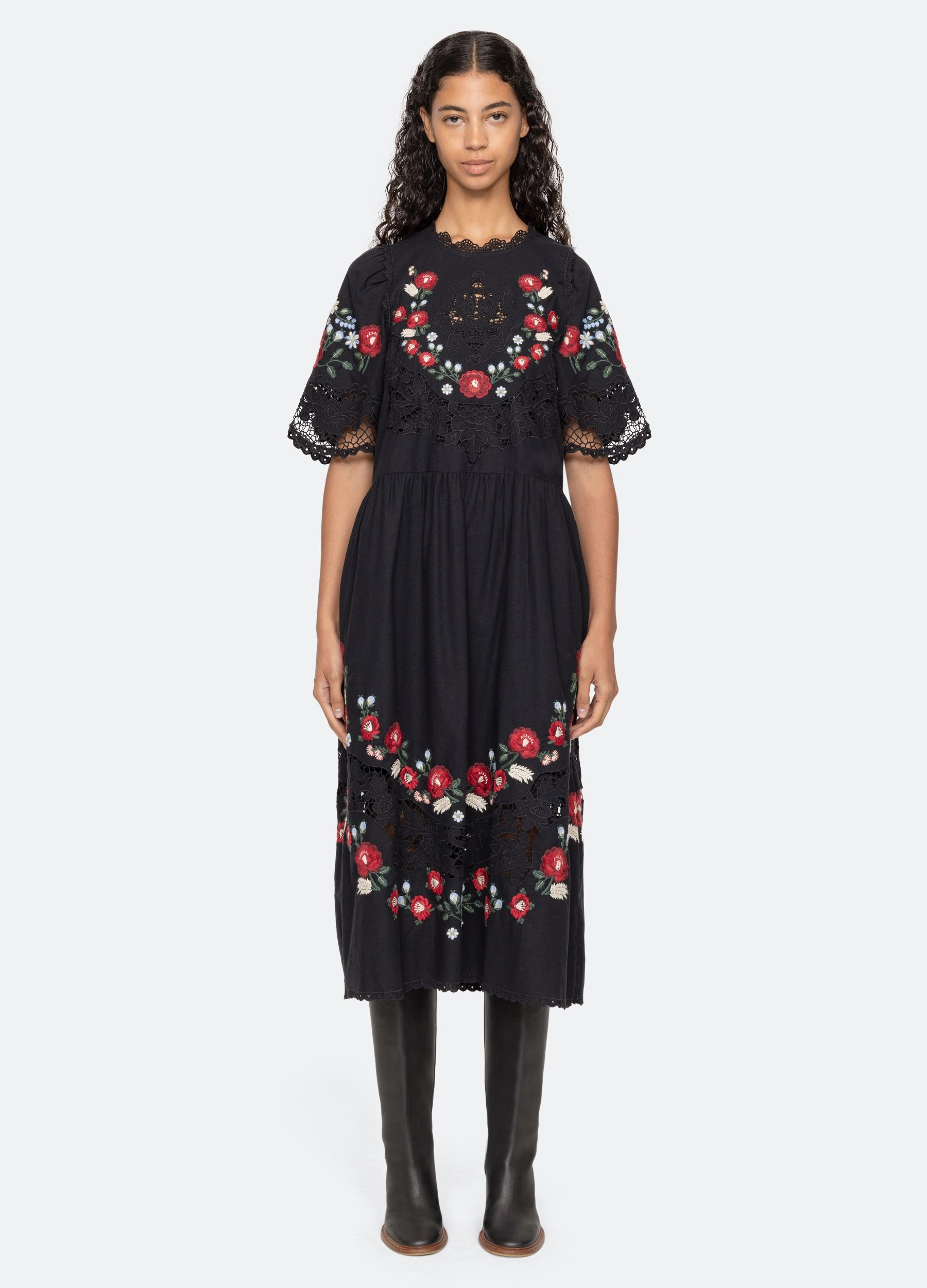 Winter Wrap Casual maxi dress Rosaline Dress