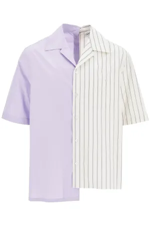 asymmetric bowling shirt with