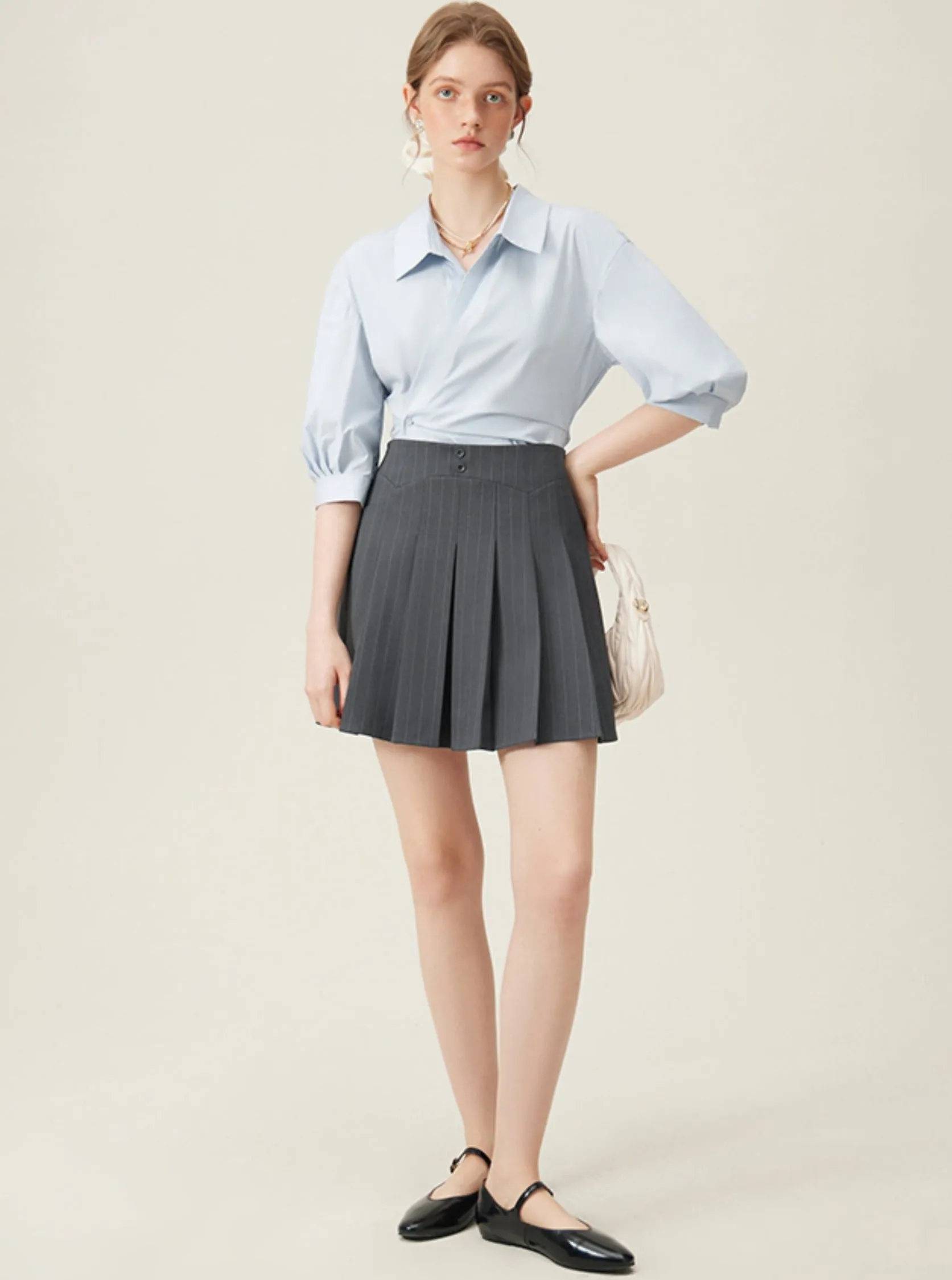Asymmetrical Waist Design Top