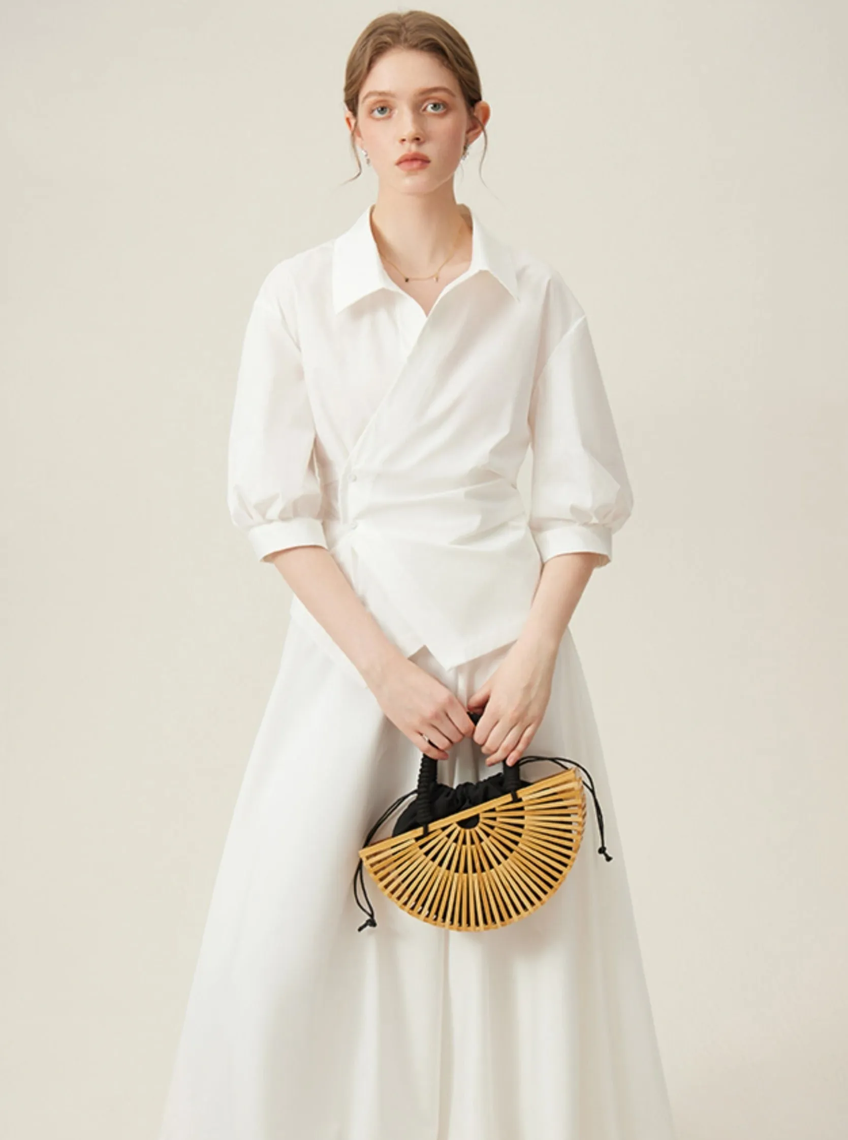Asymmetrical Waist Design Top