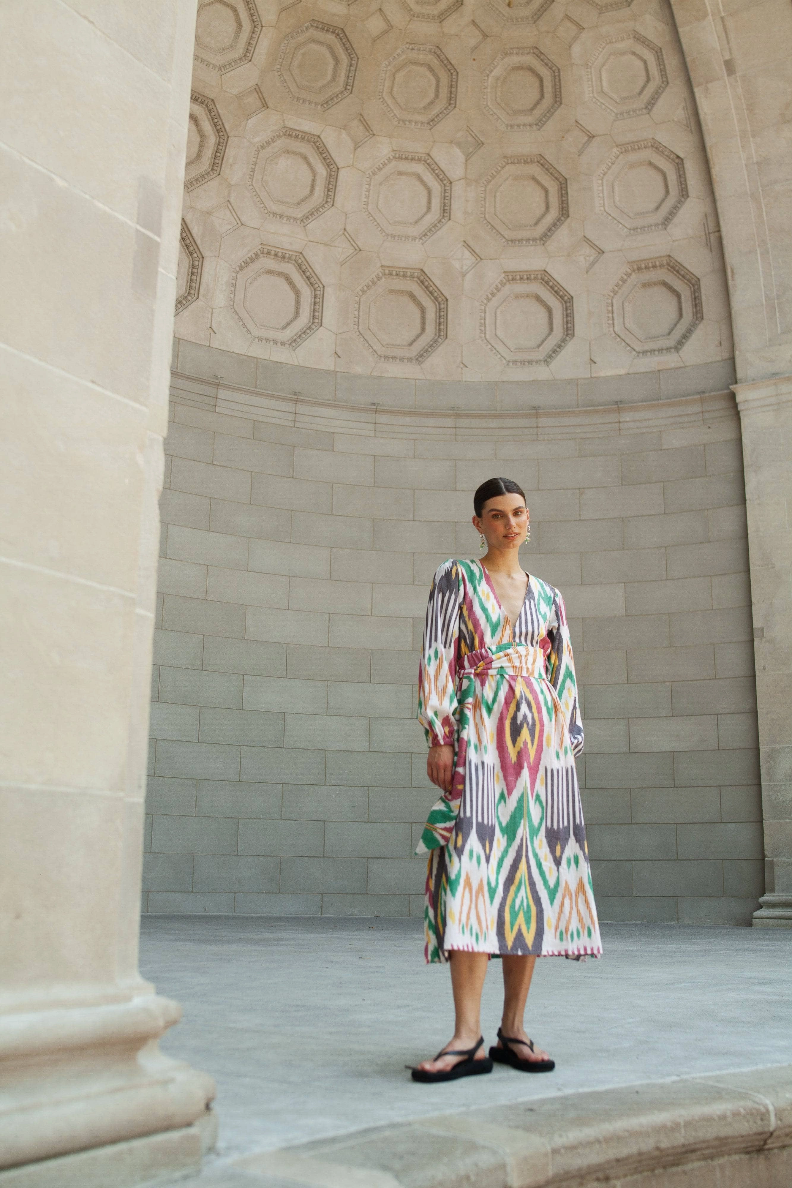 Smart Shape Atira Ikat Dress Multi