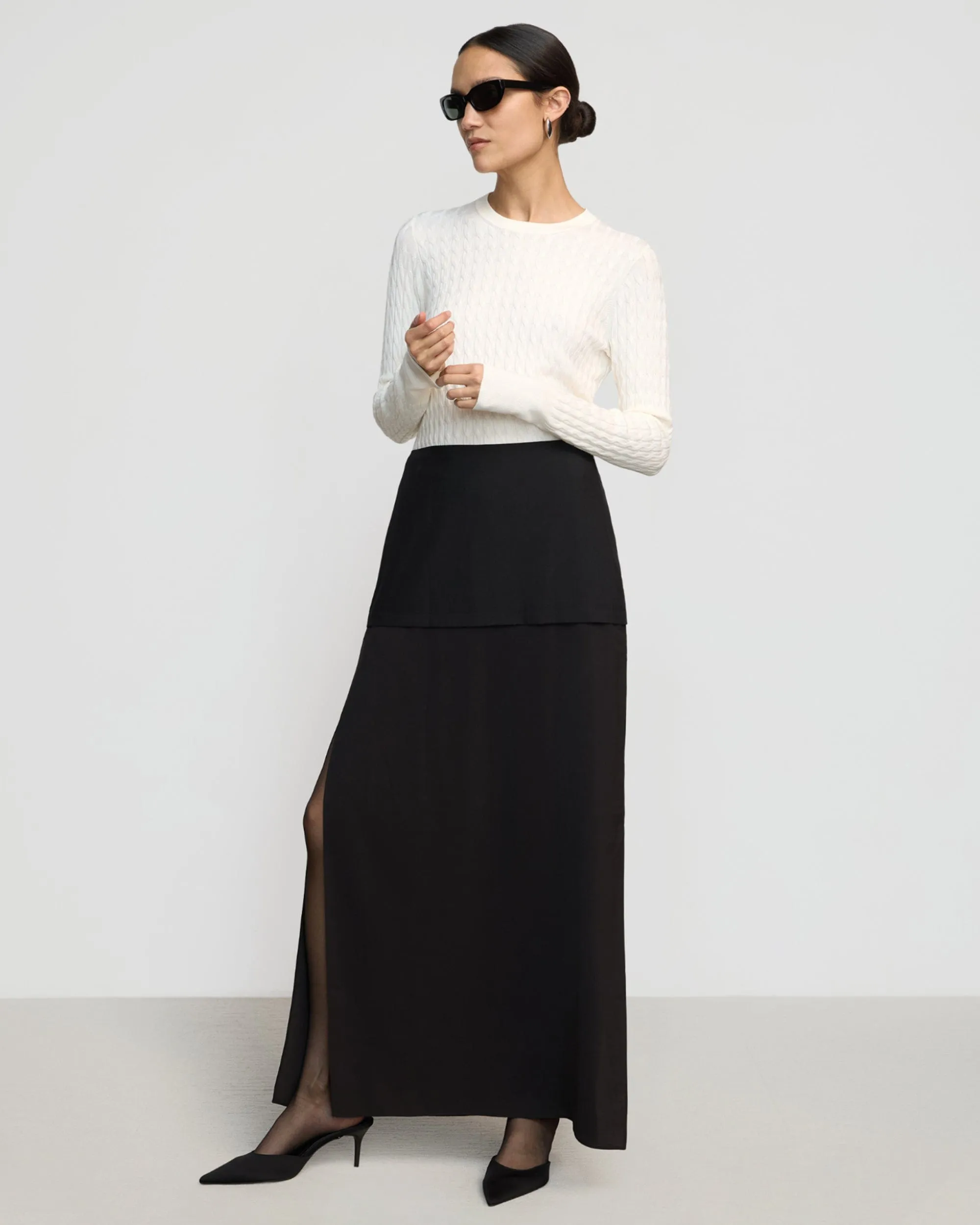 Soft Layers Augusta Tiered Maxi Skirt