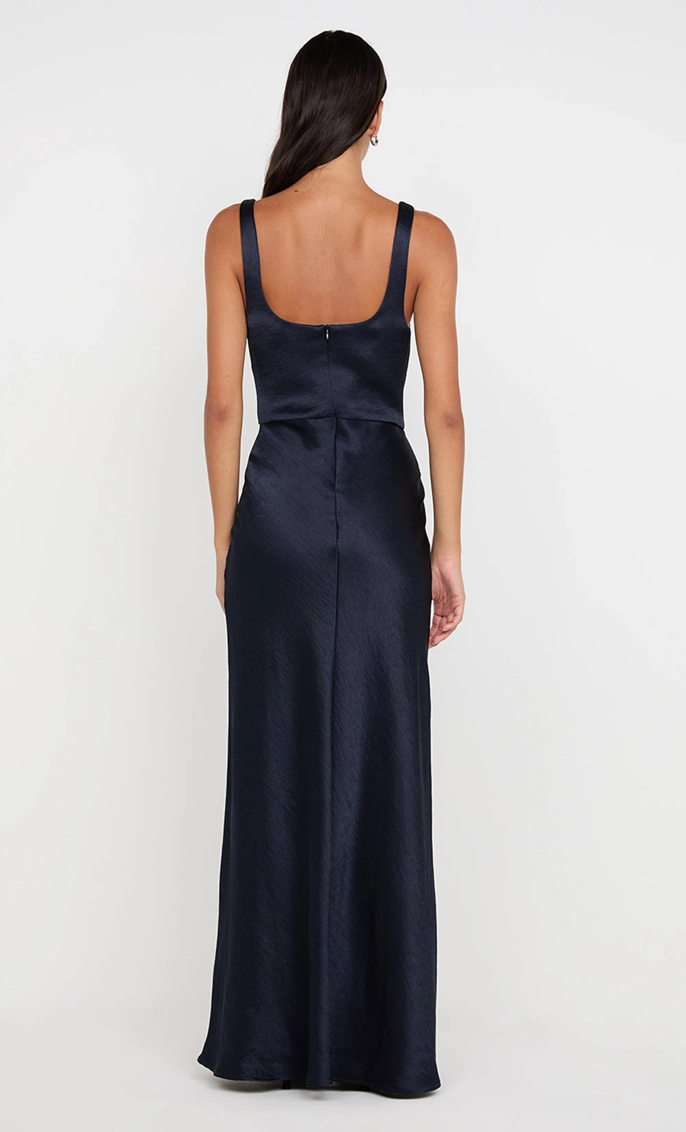 Tall-Fit Lightweight Comfort AUSTEN COWL NECK MAXI DRESS - INK