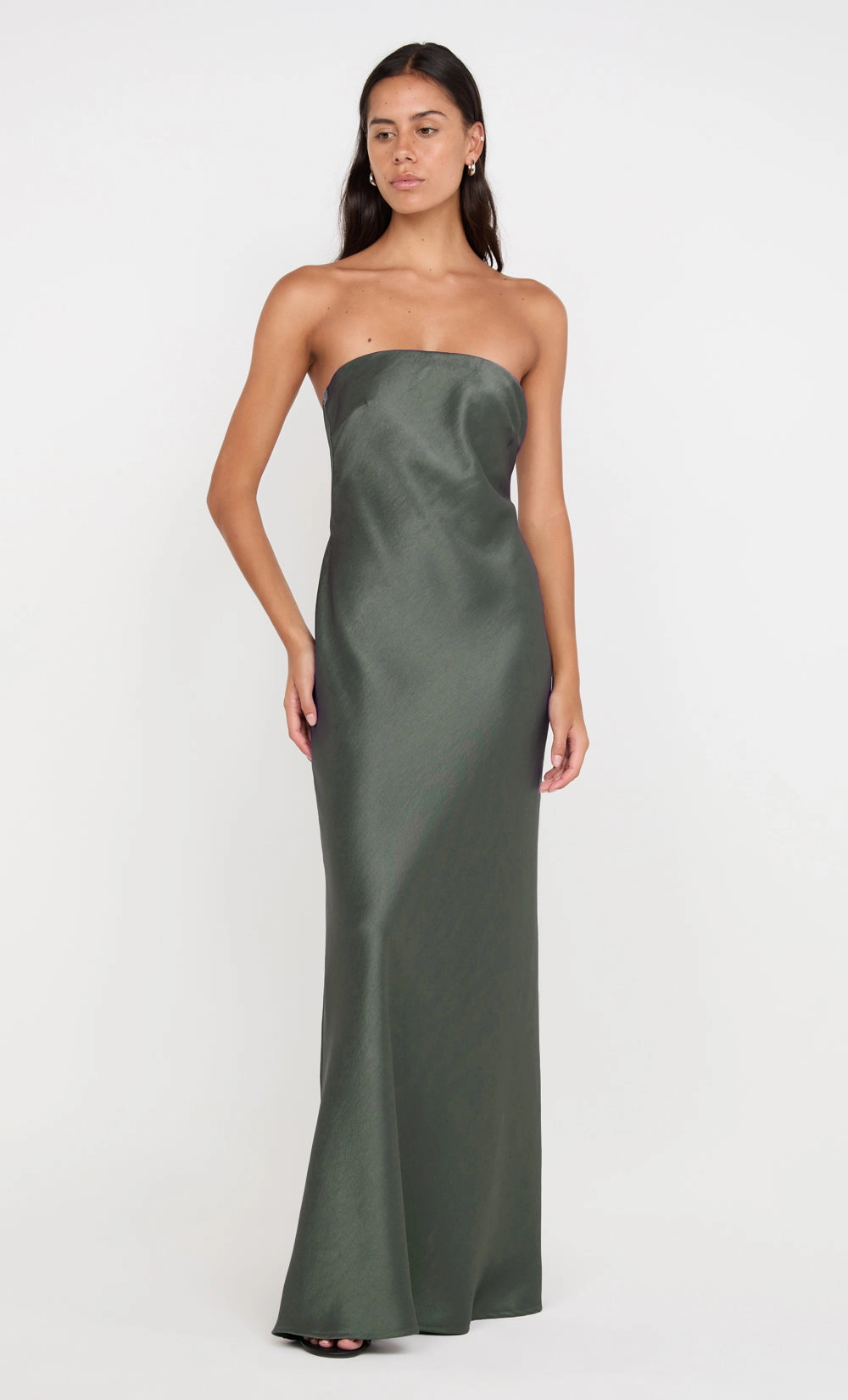 AUSTEN STRAPLESS MAXI DRESS - DARK WILLOW Country View