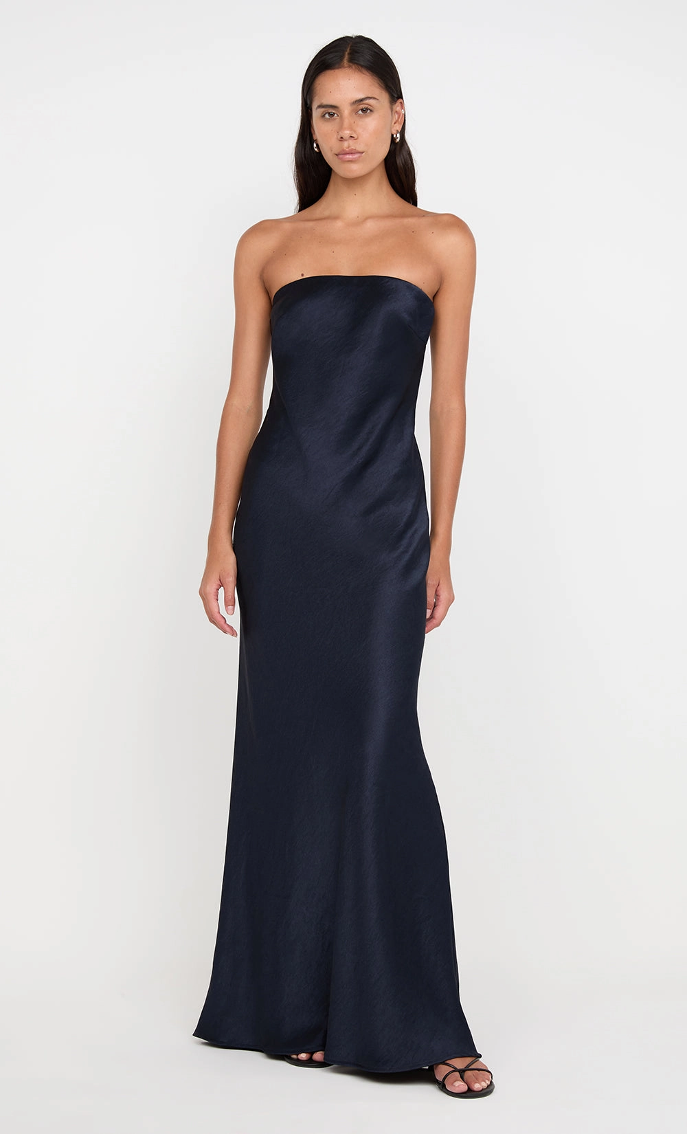 AUSTEN STRAPLESS MAXI DRESS - INK Timeless Edge Balanced feel