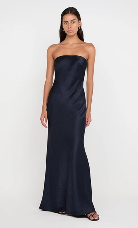 AUSTEN STRAPLESS MAXI DRESS - INK Timeless Edge Balanced feel