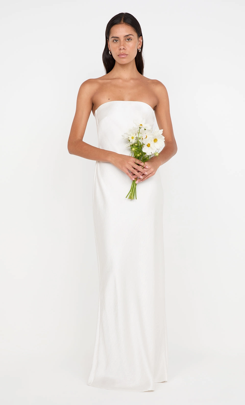 Inner Feel AUSTEN STRAPLESS MAXI DRESS - IVORY