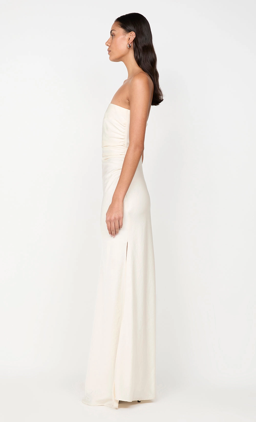 ETERNITY STRAPLESS MAXI DRESS - CREAM Glam Feel