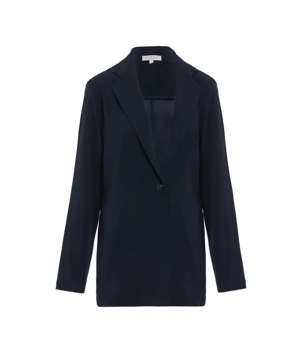 Avra Oversized Blazer Dark Navy