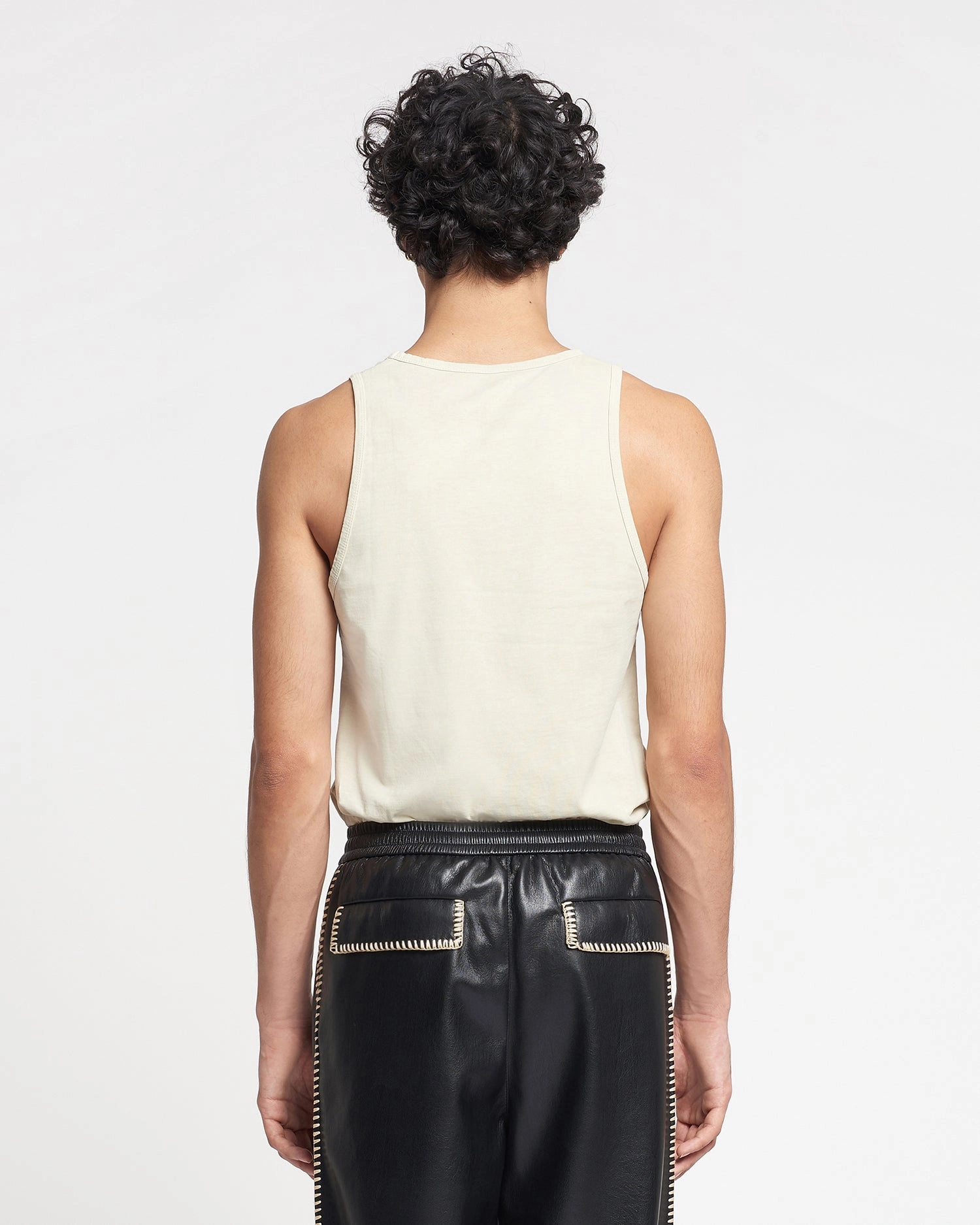 Aziz - Organically Grown Cotton Tank Top - Shell Antibacterial