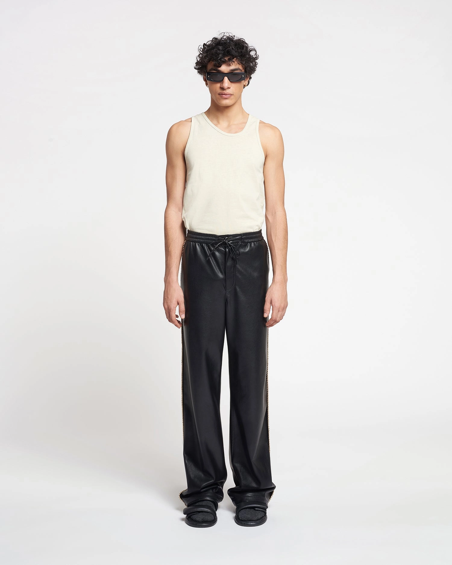 Aziz - Organically Grown Cotton Tank Top - Shell LayeredPanel