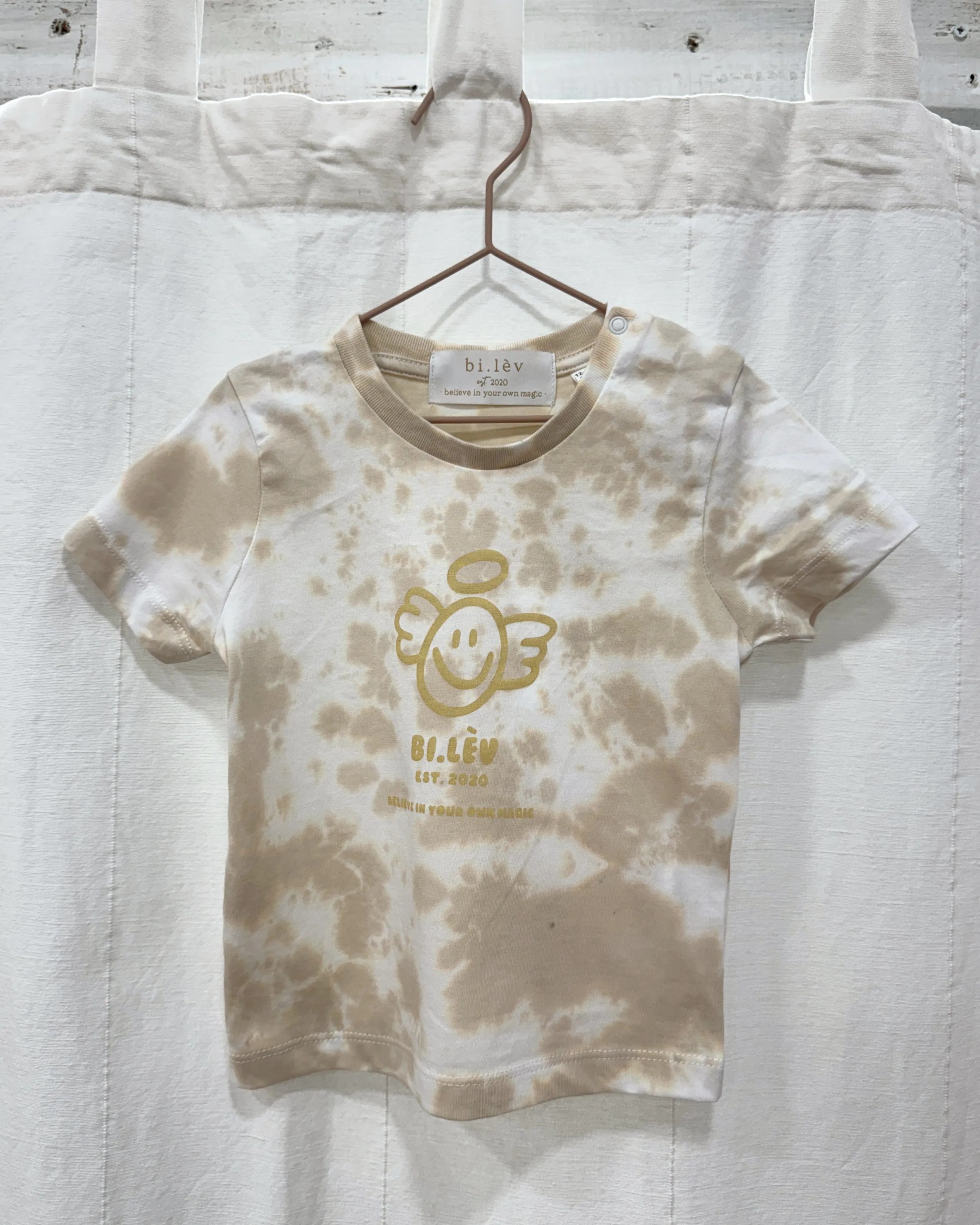 BABY & KIDS ANGEL LATTE MACCHIATO - Tie Dye Organic Cotton T-shirt