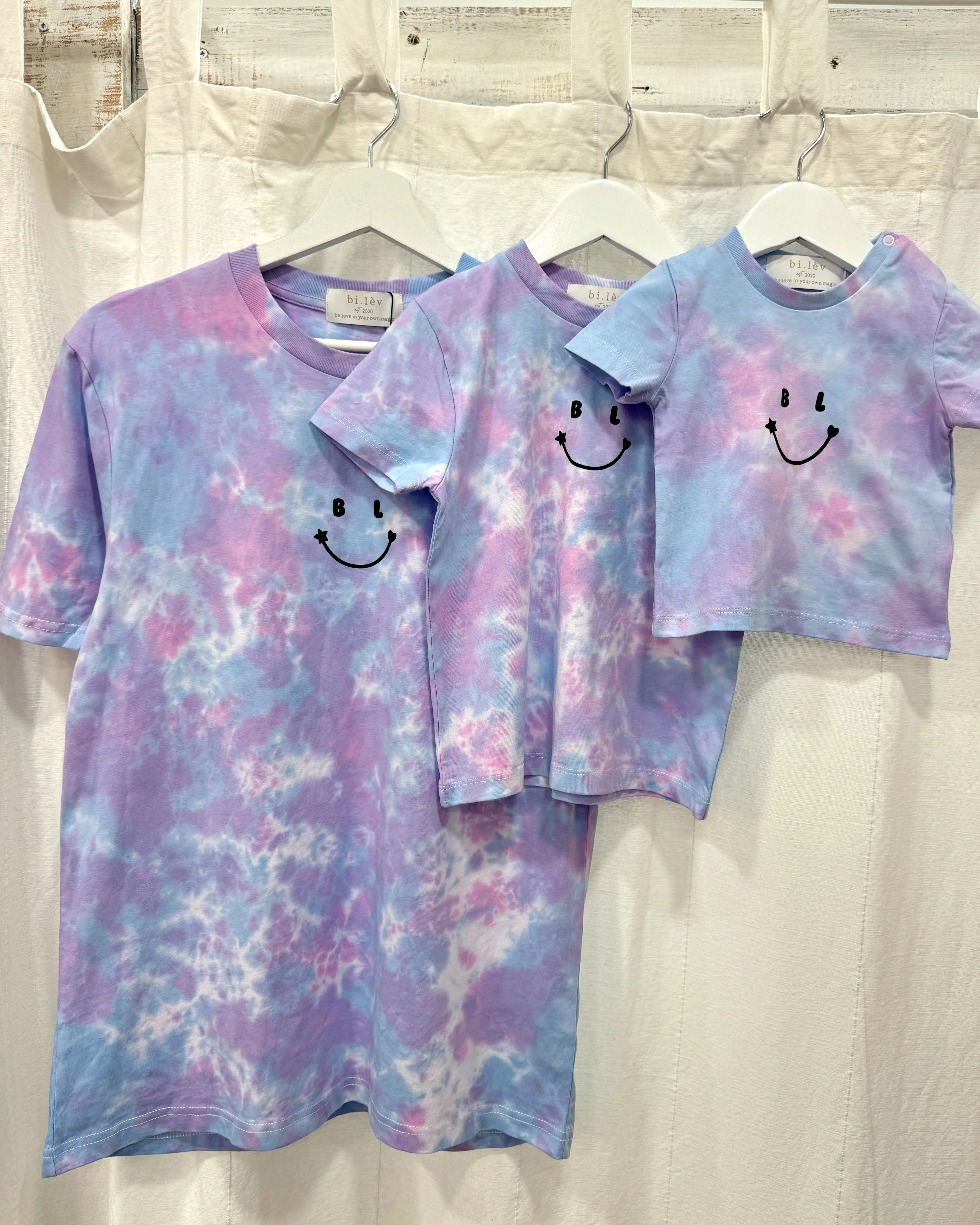 BABY & KIDS BL PINK N BLUE - Tie Dye Organic Cotton T-shirt