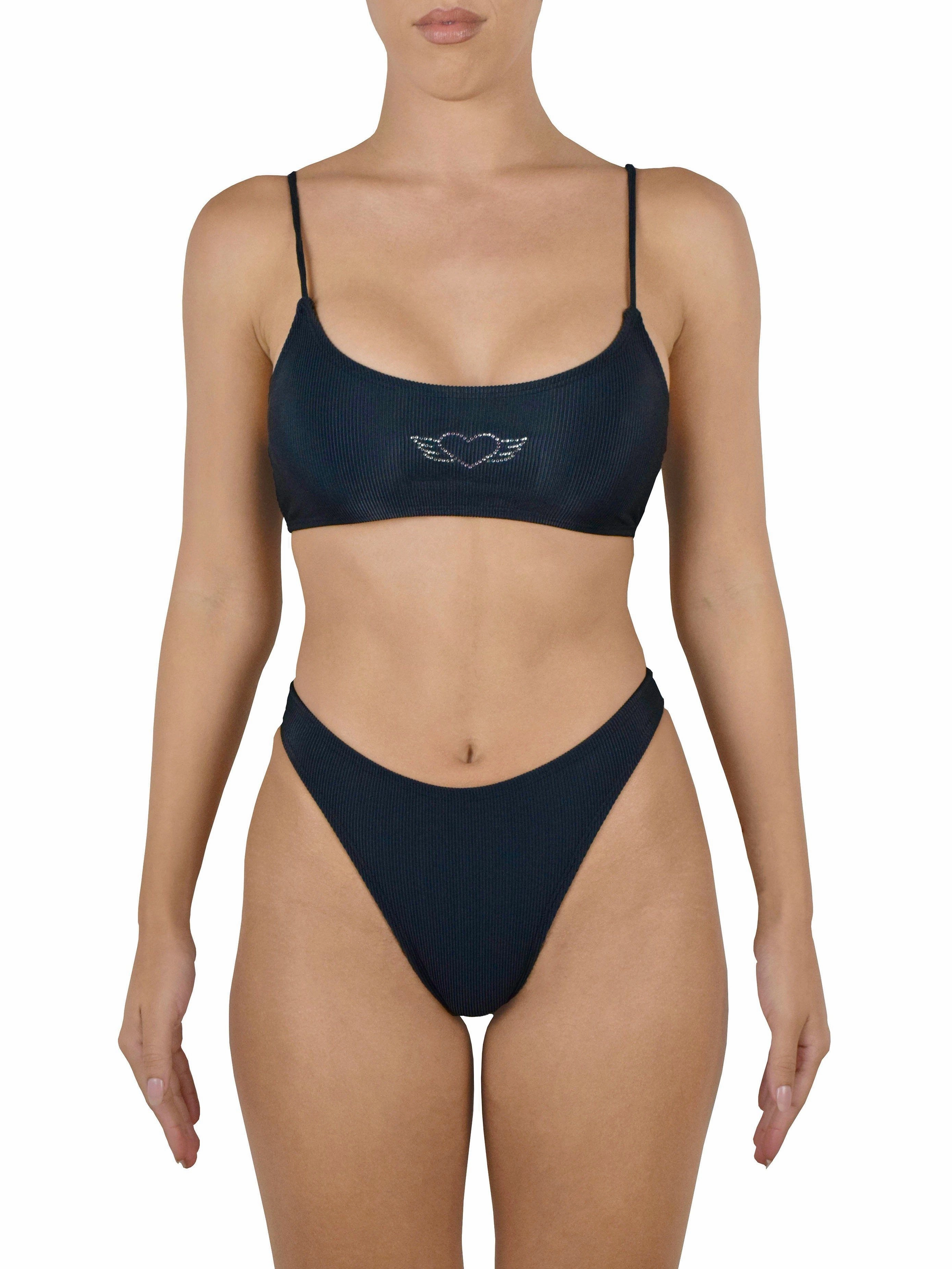 Garment Washed Finish Office Attire BABYGIRL BOTTOM | BLACK