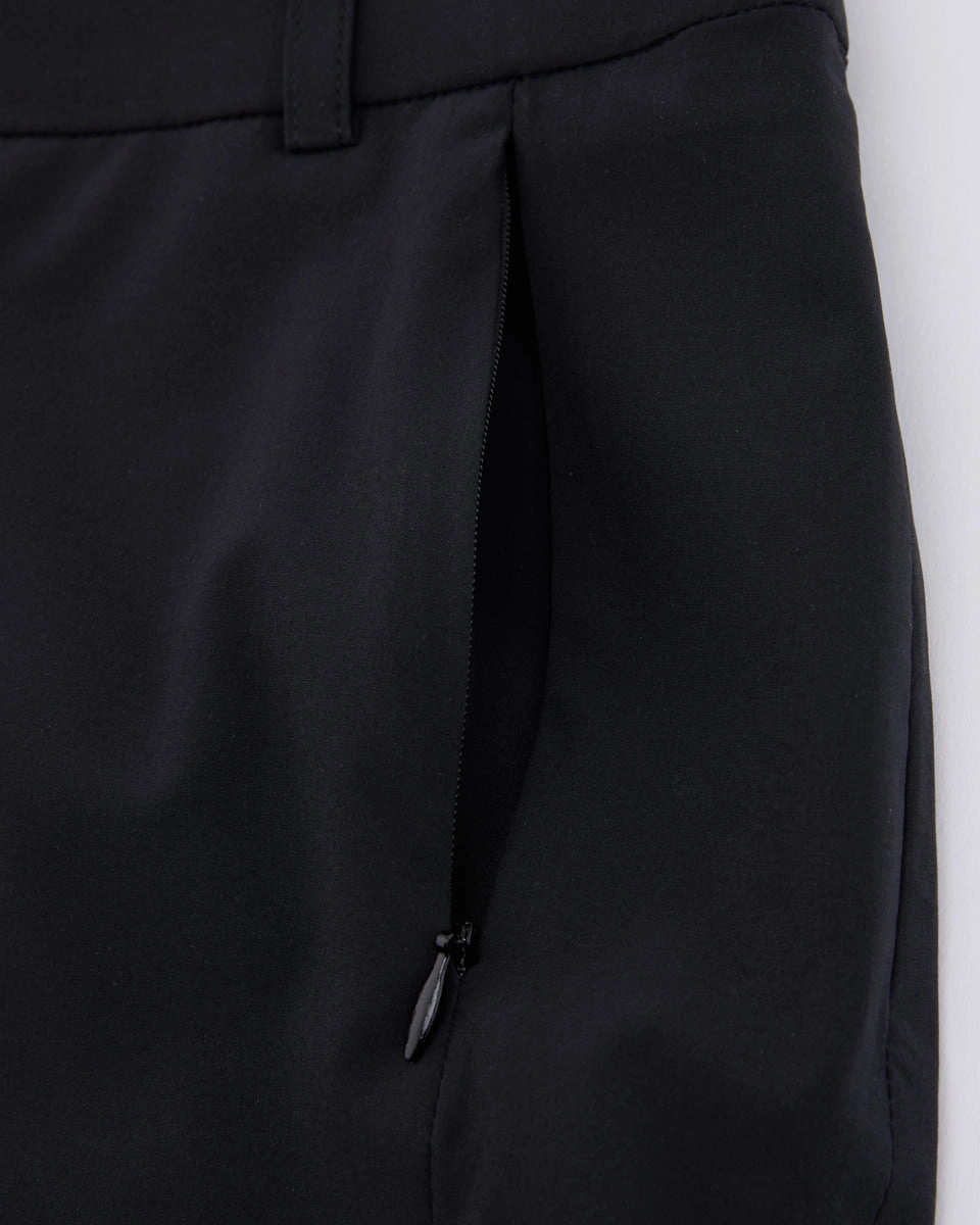 Back band H-line skirt - Black Holiday Travel