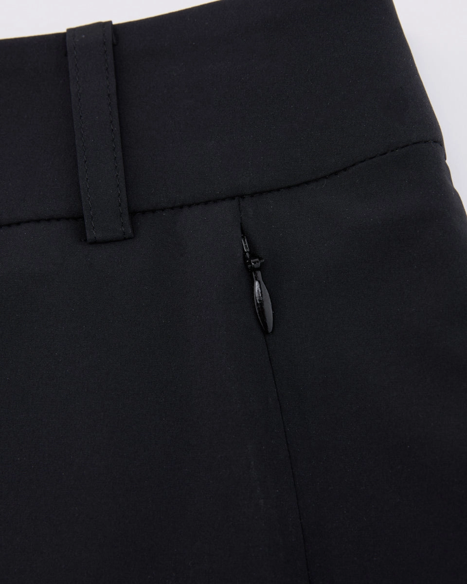 Basic Layers Water Repellent Back band H-line skirt - Black