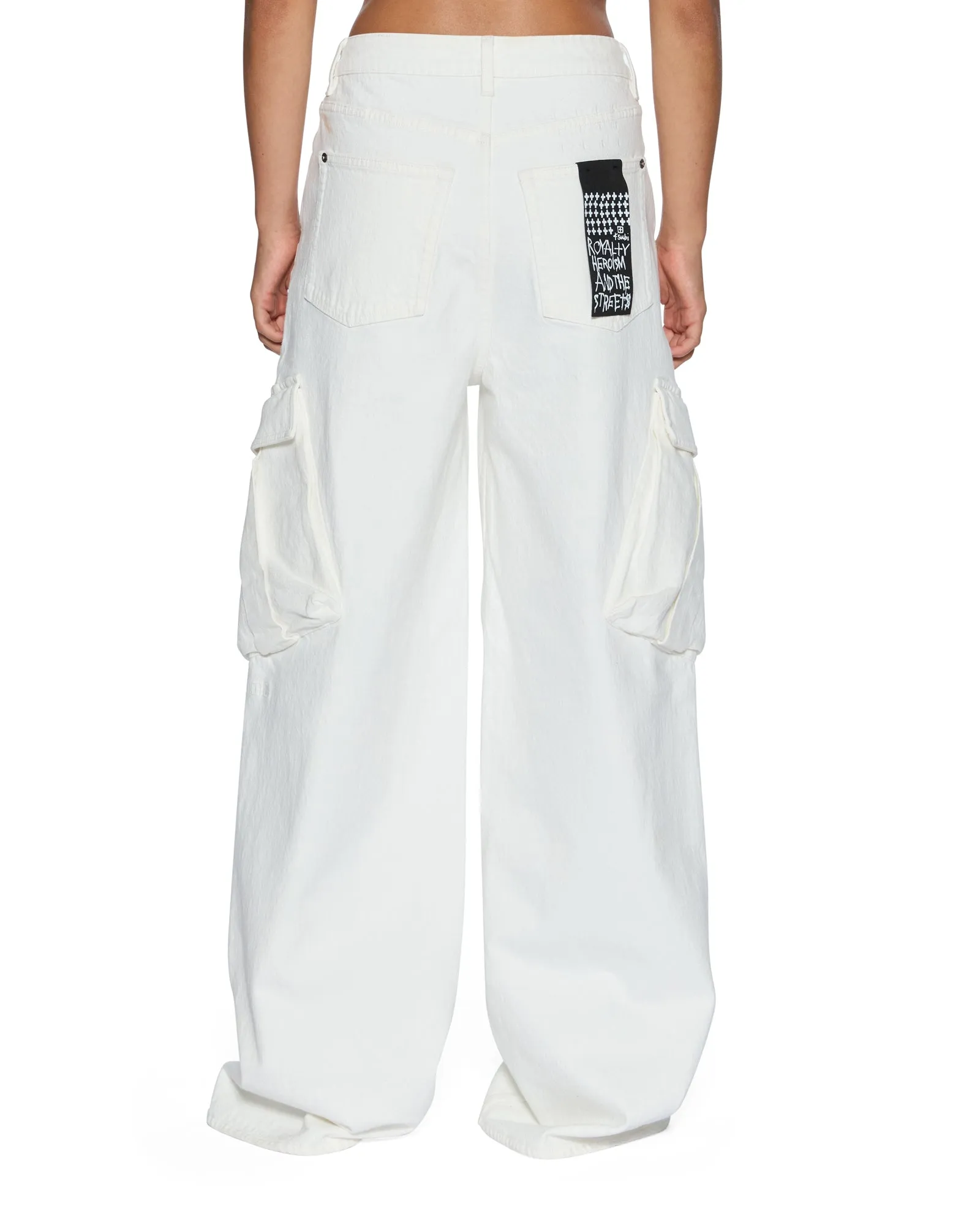 Timeless Fit BAGGY JEAN CARGO ECRU