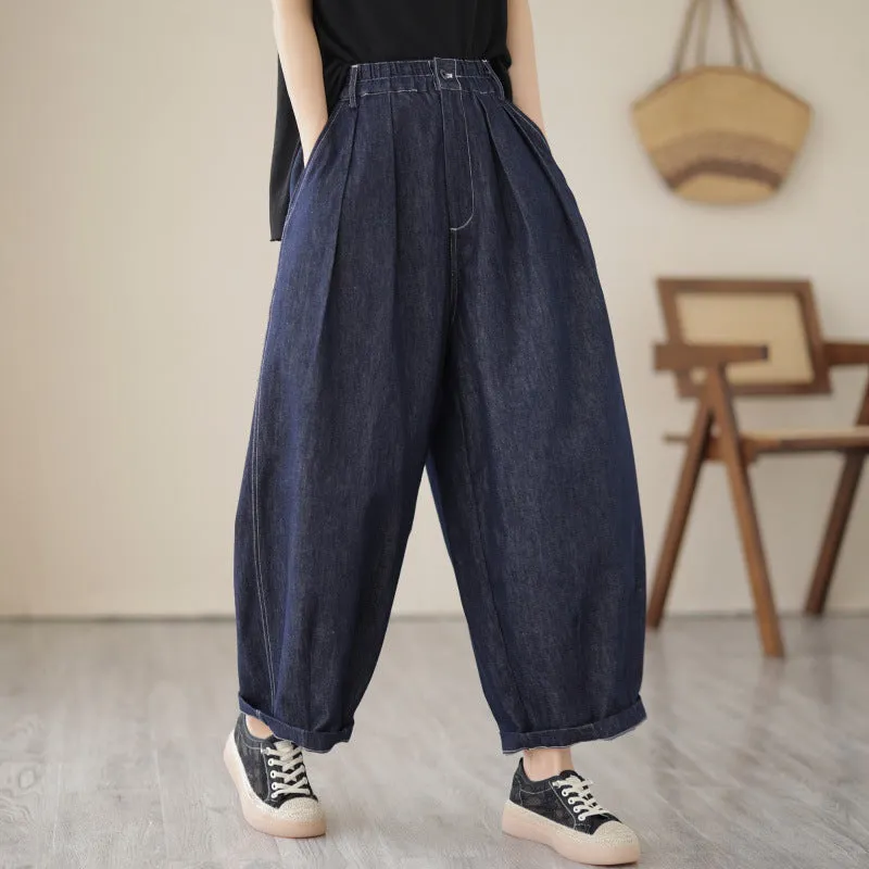 Baggy Wide Leg Denim Pants