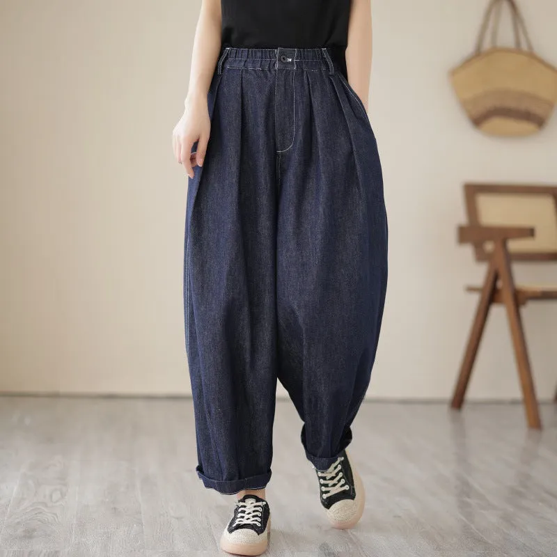 Baggy Wide Leg Denim Pants