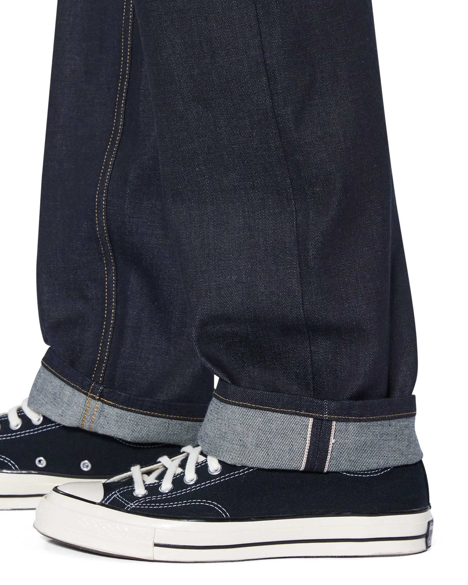 Winter Warmth Minimalist Style Picnic Style Athlete Fit High Quality ANTI K SELVEDGE RAW BLUE