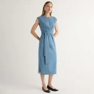 Fei Tie-Front Organic Cotton Dress Perfect Design Smile Soft
