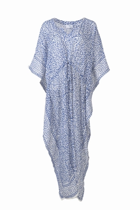 Balon Kaftan Blue Matte-finish