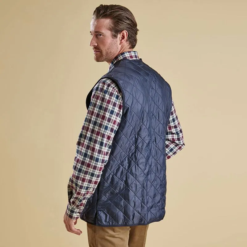 Barbour Polarquilt Zip-In Liner Men's Gilet | Navy