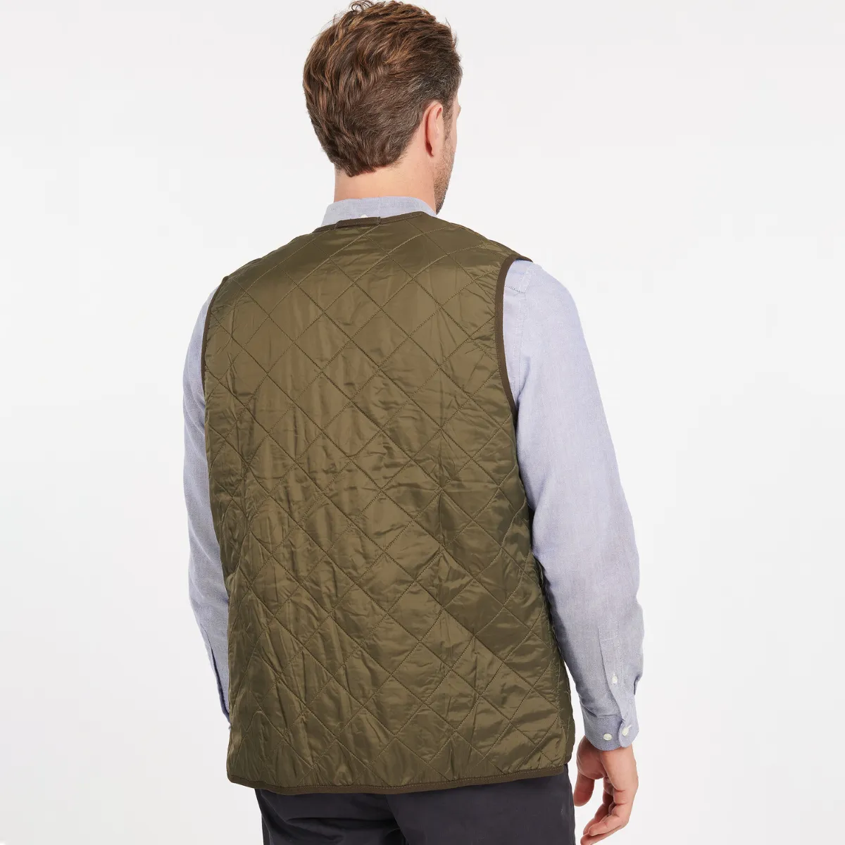 Barbour Polarquilt Zip-In Liner Men's Gilet | Olive