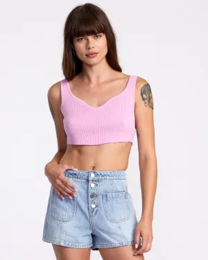 Bardot Denim Shorts - Bleached Indigo