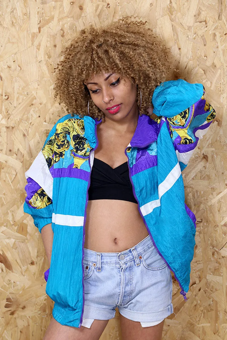 Baroque Out Panelled Bomber Jacket