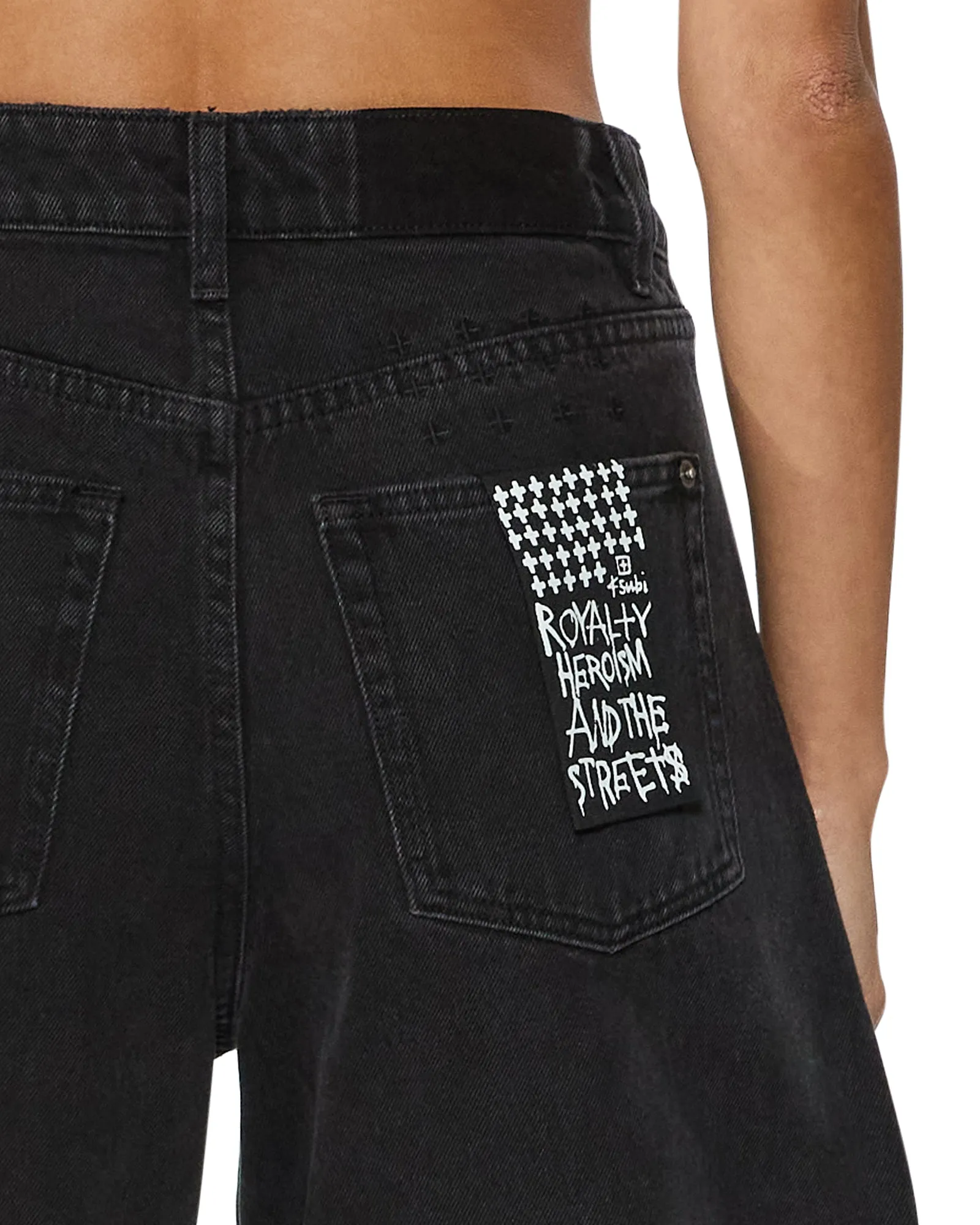 Lightweight Material BARREL JEAN NOIR