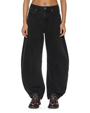 Light Washed Neutral Outfit Piece BARREL JEAN NOIR