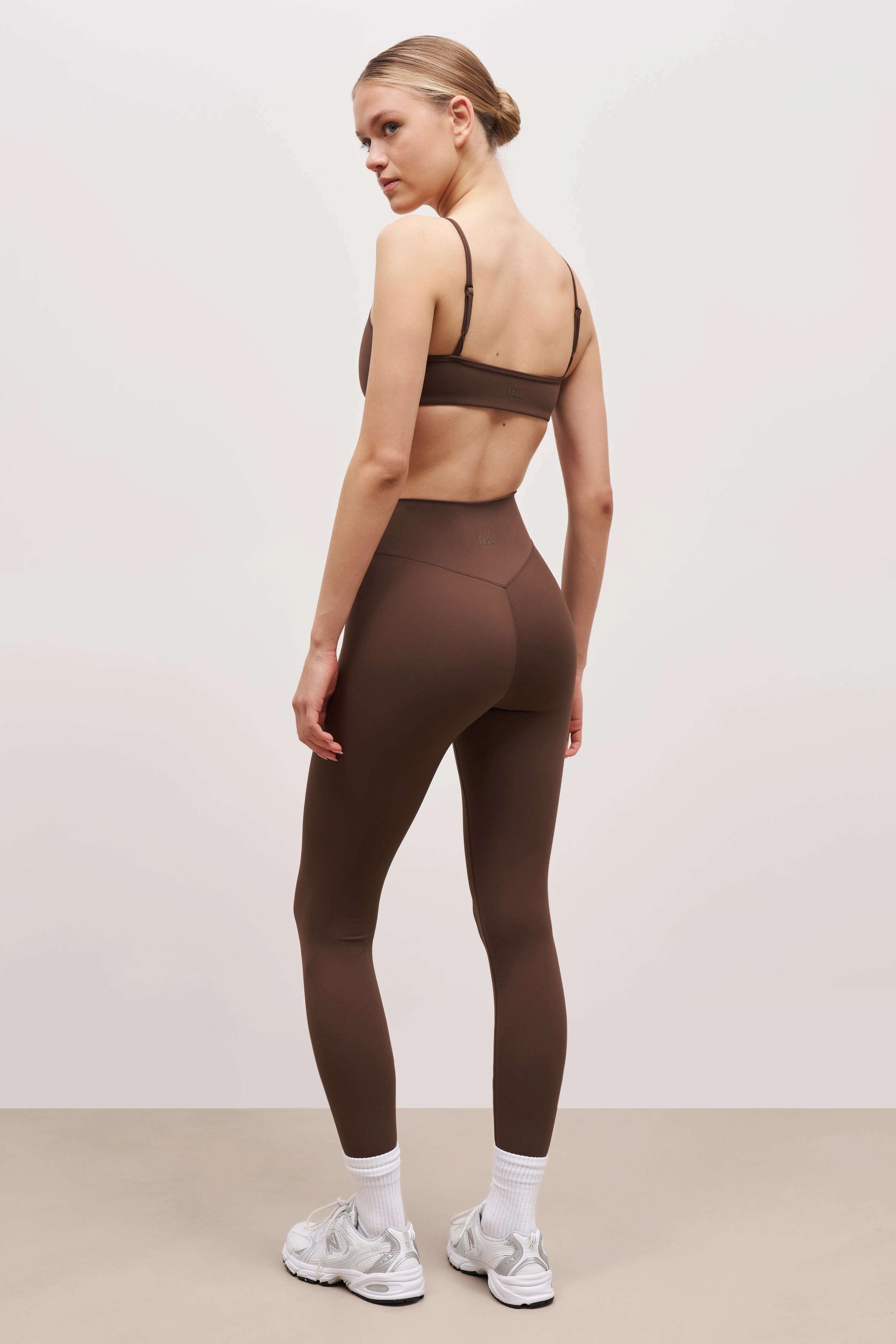 Base Sculpting Cami Bra - Truffle ZeroWaste Pattern