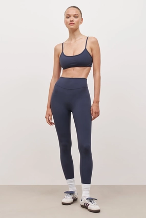 SoftKnit NonIrritatingTags Base Sculpting Leggings - Midnight Blue