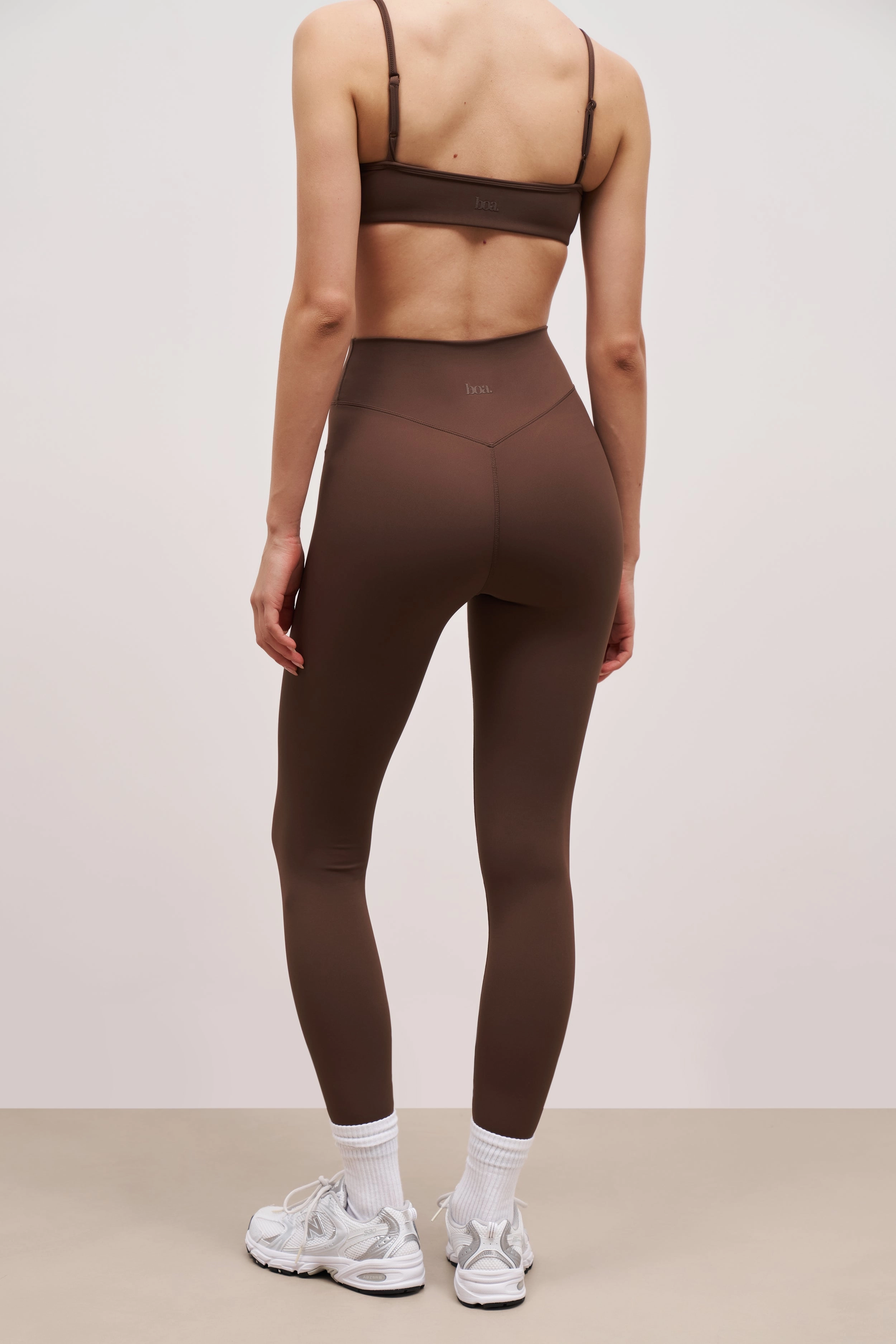 Anti Pilling Treatment Base Sculpting Leggings - Truffle