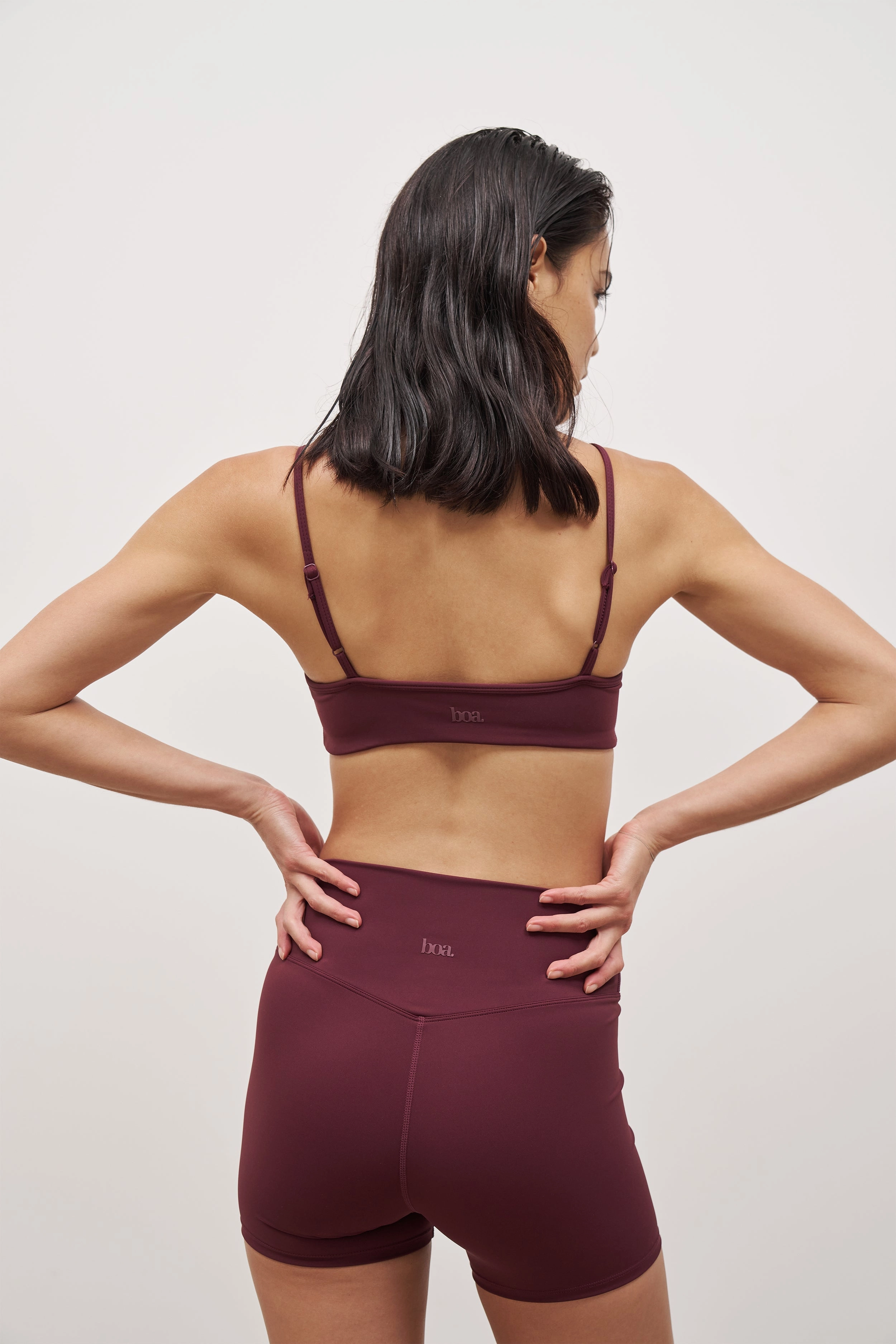 MeshLining Base Sculpting Shorts - Merlot