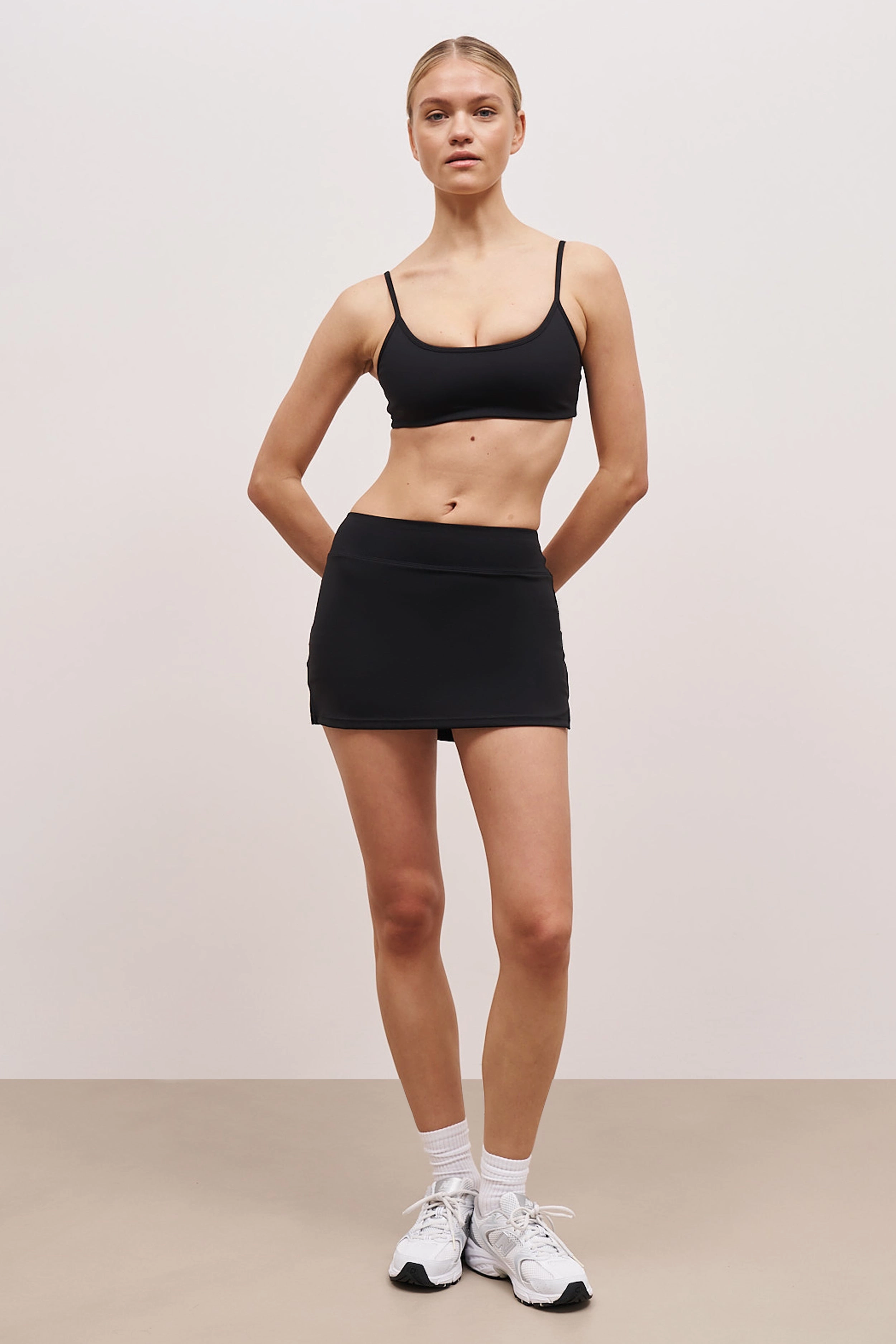 UltraSoft Blend Base Sculpting Tennis Skort - Black