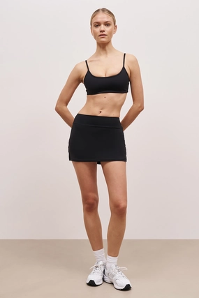 UltraSoft Blend Base Sculpting Tennis Skort - Black