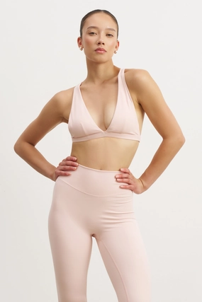 Base Sculpting Triangle Bra - Marshmallow Variable Tension Adjustment Elasticated Trim