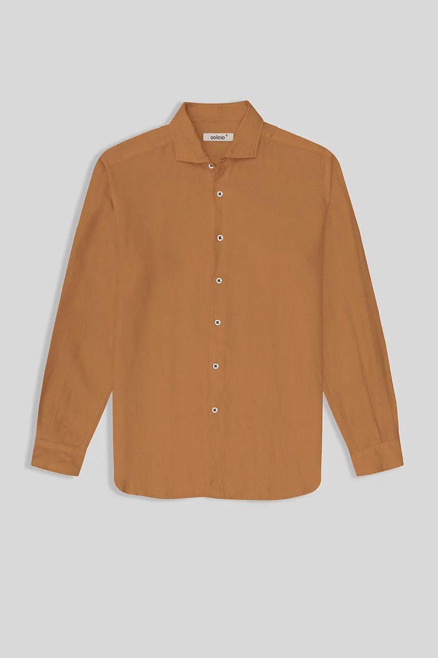 basic linen shirt leather