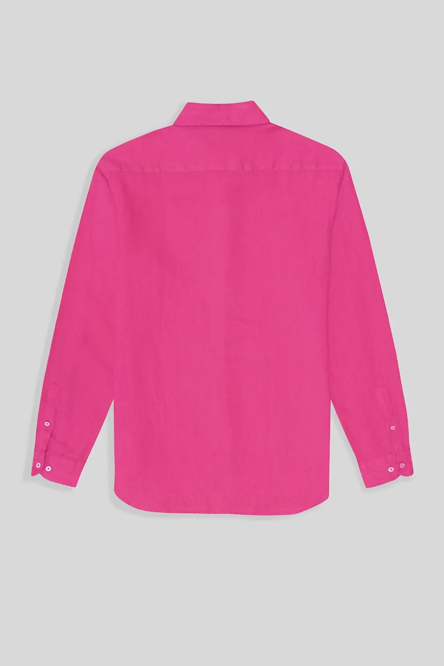 basic linen shirt light fuxia